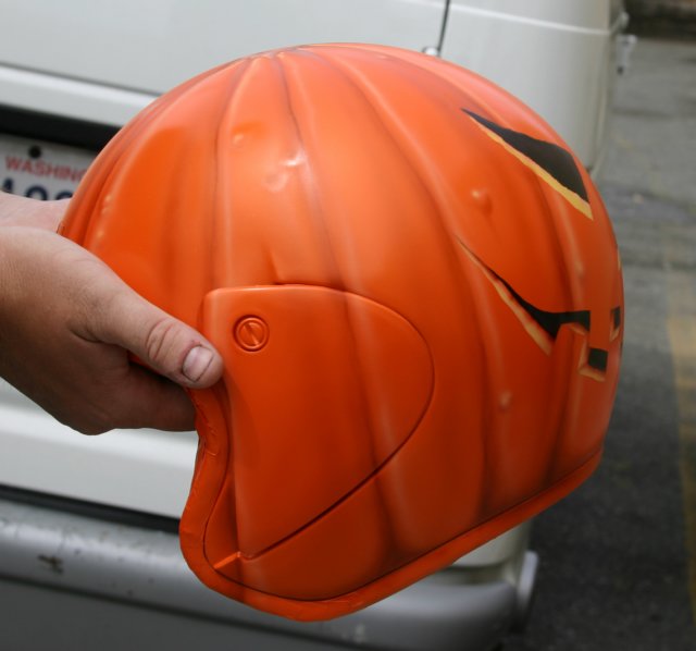 Pumpkin Helmet